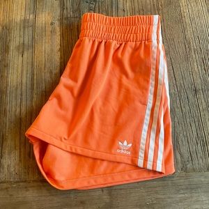 Peach/Orange Adidas Shorts Size Large